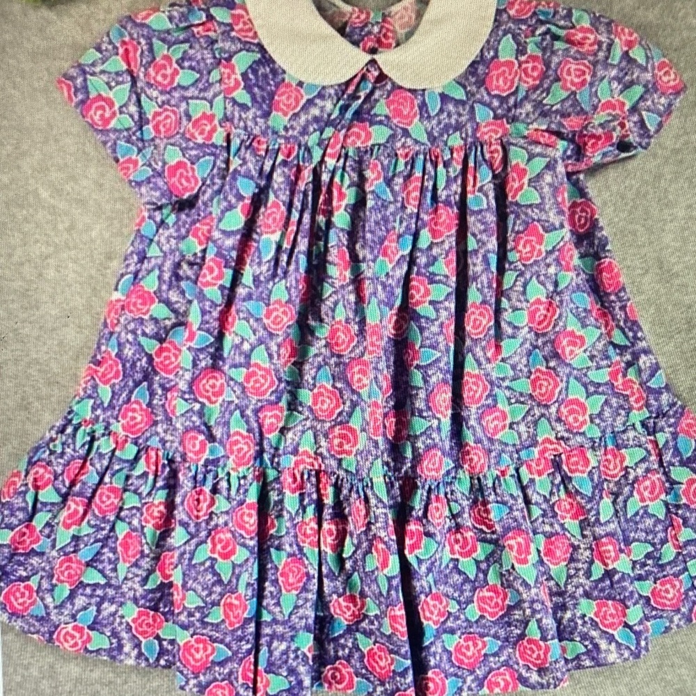Floral Purple Kids Shirt
